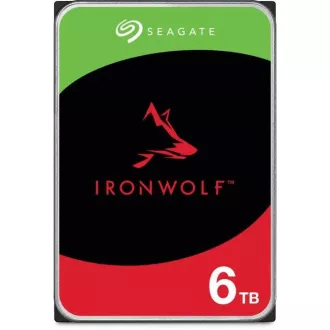 HDD SEAGATE 6TB IRONWOLF (NAS), 3.5", SATAIII, 5400 RPM, Cache 256MB, CMR