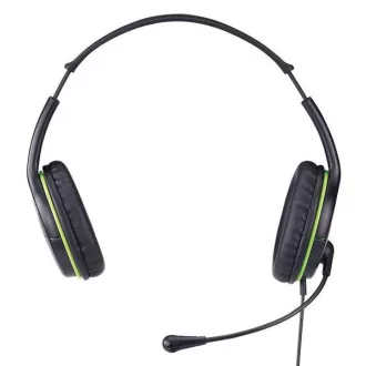 Căști GENIUS cu microfon HS-400A, negru-verde