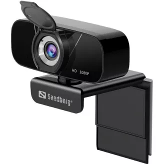 Webcam USB Sandberg Webcam Chat 1080p, negru