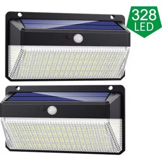 Lumină LED solară de exterior Viking M328 cu senzor de mișcare, set 2 buc Lumină LED solară de exterior Viking M328 cu senzor de mișcare, set 2 buc