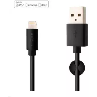 Cablu de date și încărcare fix, USB-A -> Lightning (MFI), 20 W, lungime 1 m, alb