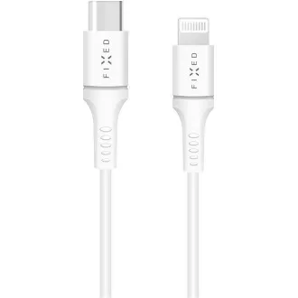 Cablu de date și încărcare fix, USB-C -> Lightning (MFI), suport PD, 60 W, lungime 2 m, alb