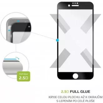 Sticlă de protecție FIXED Acoperire completă pentru Apple iPhone 7/8/SE (2020), negru