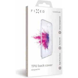 FIXED gel de acoperire din spate pentru Apple iPhone 12/12 Pro, transparent