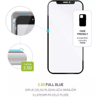 Sticlă de protecție FIXED Full-Cover pentru Samsung Galaxy A12, negru Sticlă de protecție FIXED Full-Cover pentru Samsung Galaxy A12, negru