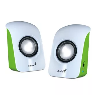 Difuzor GENIUS SP-U115, difuzor portabil, alimentare USB, alb-verde Difuzor GENIUS SP-U115, difuzor portabil, alimentare USB, alb-verde