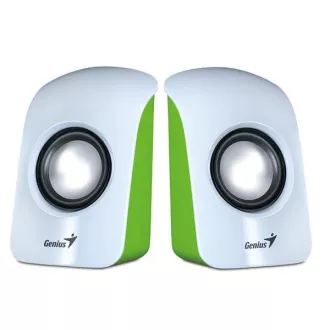 Difuzor GENIUS SP-U115, difuzor portabil, alimentare USB, alb-verde Difuzor GENIUS SP-U115, difuzor portabil, alimentare USB, alb-verde