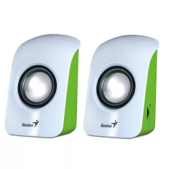 Difuzor GENIUS SP-U115, difuzor portabil, alimentare USB, alb-verde Difuzor GENIUS SP-U115, difuzor portabil, alimentare USB, alb-verde