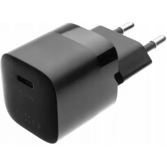 Mini încărcător de rețea fix, conector USB-C, 20 W, negru