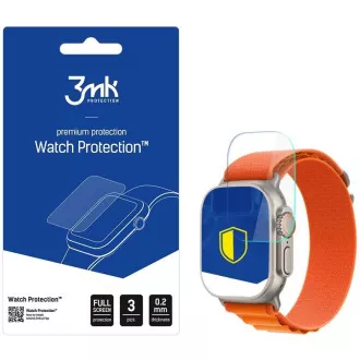 Sticlă hibridă 3mk FlexibleGlass pentru Apple Watch Ultra/Ultra 2