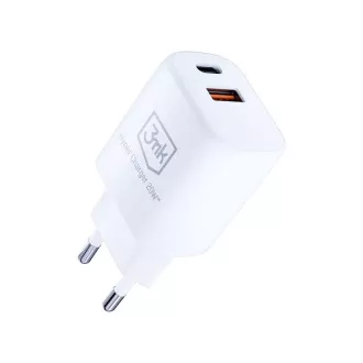 Încărcător de rețea 3mk - Hyper Charger 20W, alb