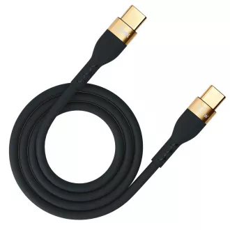 Cablu de date 3mk - Cablu Hyper Silicone C la C 2m 100W, negru