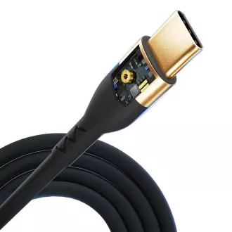 Cablu de date 3mk - Cablu Hyper Silicone C la C 2m 100W, negru