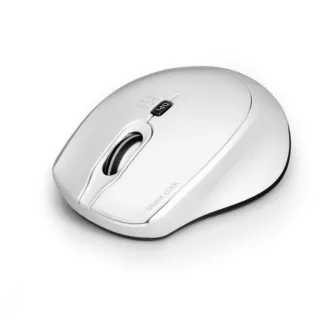 Mouse fără fir PORT SILENT, cheie USB-A/USB-C, 2,4 Ghz, 1600 DPI, alb