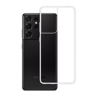 Husă de protecție 3mk Clear Case pentru Samsung Galaxy S21 Ultra, transparentă