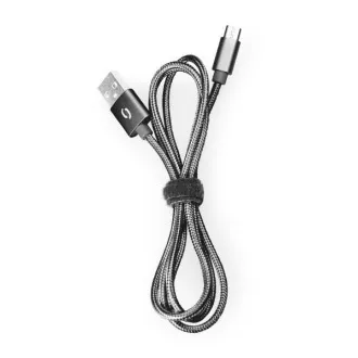 ALIGATOR cablu de date PREMIUM 2A, USB-C, negru