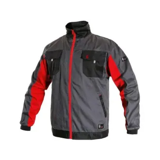 Bluza CXS PHOENIX PERSEUS, gri-rosu, marimea 48