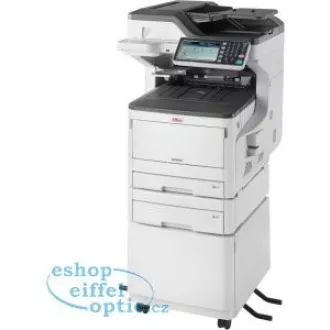Oki MC853dnct A3 23 ppm ProQ2400DPI, PCL / PS, USB, LAN (Imprimare / Scanare / Copiere / Fax), HDD de 250 GB