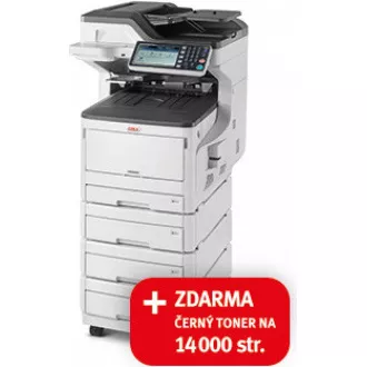 Oki MC853dnv A3 23 ppm ProQ2400DPI, PCL / PS, USB, LAN (Imprimare / Scanare / Copiere / Fax), HDD de 250 GB