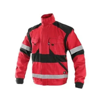 Bluză CXS LUXY BRIGHT, bărbați, roșu-negru, mărimea 56