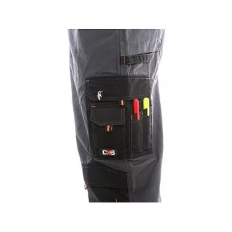 Pantaloni cu talie CXS SIRIUS NIKOLAS, barbati, gri-portocaliu, marimea 52
