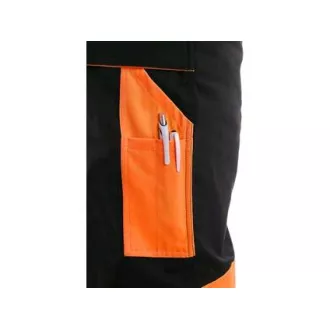 Pantaloni cu talie CXS SIRIUS BRIGHTON, negru-portocaliu, marimea 56 Pantaloni cu talie CXS SIRIUS BRIGHTON, negru-portocaliu, marimea 56