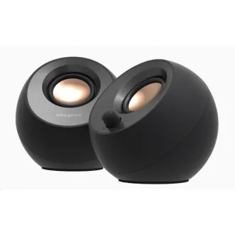 Creative PEBBLE V3, boxe desktop 2.0 cu USB-C și Bluetooth 5.0 - negru