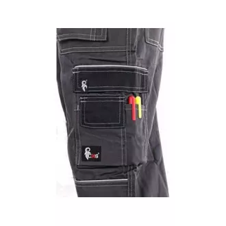 Pantaloni cu talie CXS ORION TEODOR, barbati, gri-negru, marimea 48