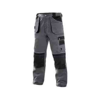 Pantaloni cu talie CXS ORION TEODOR, barbati, gri-negru, marimea 64