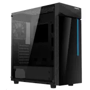 Carcasă GIGABYTE GB-C200G, RGB Lighting, fără sursă de alimentare, partea transparentă, Mid Tower