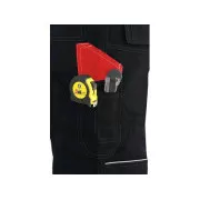 Pantaloni in talie CXS ORION TEODOR, barbati, negru-rosu, marimea 48