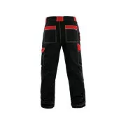 Pantaloni cu talie CXS ORION TEODOR, barbati, negru-rosu, marimea 50