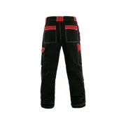 Pantaloni cu talie CXS ORION TEODOR, barbati, negru-rosu, marimea 50