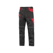 Pantaloni in talie CXS ORION TEODOR, barbati, negru-rosu, marimea 60
