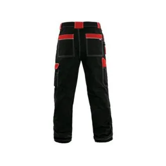 Pantaloni in talie CXS ORION TEODOR, barbati, negru-rosu, marimea 62 Pantaloni in talie CXS ORION TEODOR, barbati, negru-rosu, marimea 62