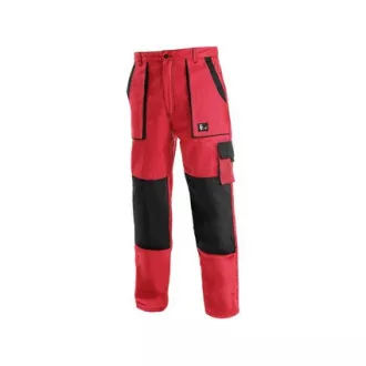 Pantaloni cu talie CXS LUXY JOSEF, barbati, rosu-negru, marimea 56 Pantaloni cu talie CXS LUXY JOSEF, barbati, rosu-negru, marimea 56