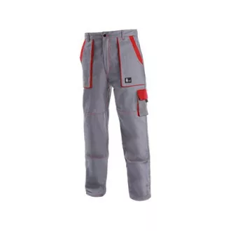 Pantaloni cu talie CXS LUXY JOSEF, barbati, gri-rosu, marimea 54