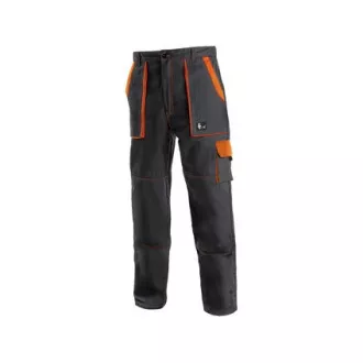 Pantaloni cu talie CXS LUXY JOSEF, barbati, negru-portocaliu, marimea 54