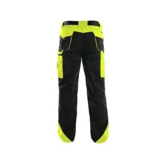 Pantaloni talie CXS SIRIUS BRIGHTON, iarna, barbati, negru-galben, marimea 52-54