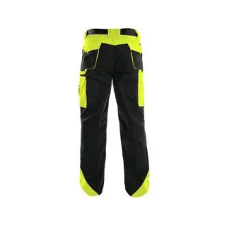 Pantaloni talie CXS SIRIUS BRIGHTON, iarna, barbati, negru-galben, marimea 60-62