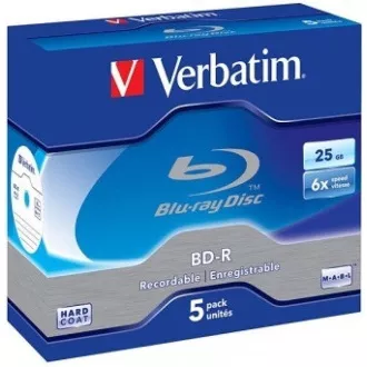 VERBATIM BD-R SL (pachet de 5) Blu-Ray / Jewel / 6x / 25GB VERBATIM BD-R SL (pachet de 5) Blu-Ray / Jewel / 6x / 25GB