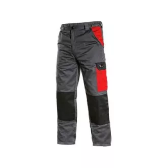 Pantaloni CXS PHOENIX CEFEUS, gri-rosu, marimea 50