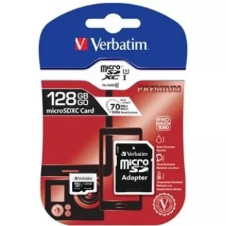 VERBATIM Premium U1 Micro SecureDigital SDXC 128GB