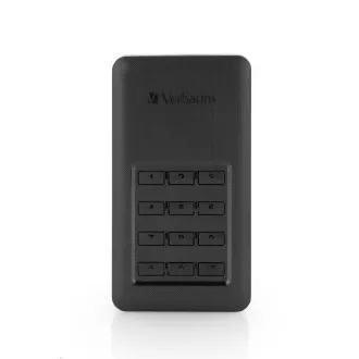 SSD extern VERBATIM Incl.KEYPAD 256GB USB3.1 GDPR