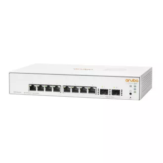 Switch HPE Networking Instant On 8p Gigabit 2p SFP (fără ventilator) 1930