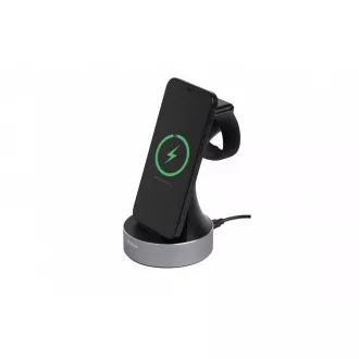 VERBATIM 2-in-1 Qi MFi Wireless Charger pentru Apple Watch WCS-01 VERBATIM 2-in-1 Qi MFi Wireless Charger pentru Apple Watch WCS-01