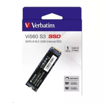 SSD VERBATIM Vi560 S3 M.2 2TB SATA III, Viteză de transfer de 550/500MB/s