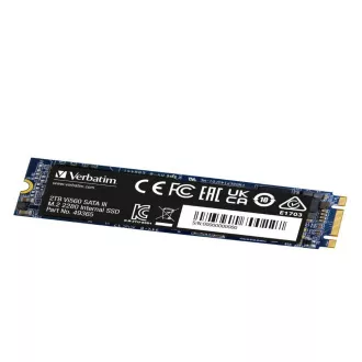 SSD VERBATIM Vi560 S3 M.2 2TB SATA III, Viteză de transfer de 550/500MB/s