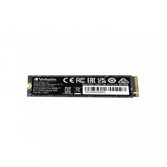 SSD VERBATIM Vi5000 SSD intern PCIe NVMe M.2 2TB, W 4300/ R 5000 MB/s