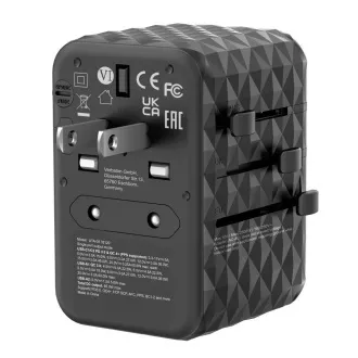 VERBATIM Adaptor de călătorie universal încărcător UTA-05 GaN III, 65W